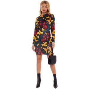 Nasty Gal Leaf Me Floral Mini Dress